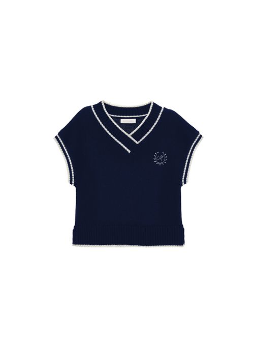 Gilet, bambina, in maglia. MONNALISA | 18HGIL 8060056S